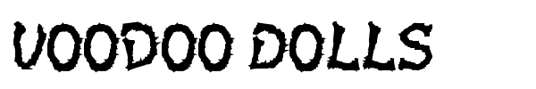 Voodoo Dolls font preview