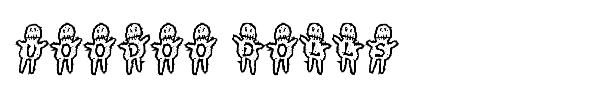 Voodoo Dolls font preview