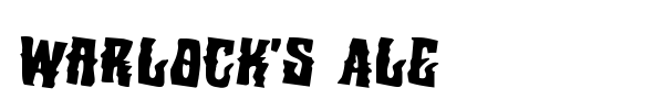 Warlock's Ale font