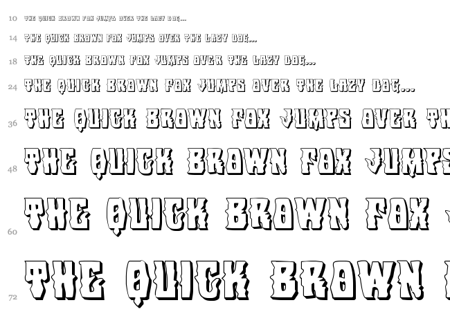 Warlock's Ale font waterfall
