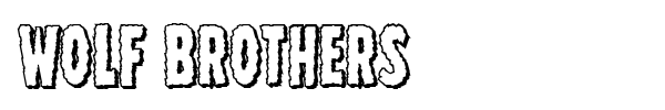 Wolf Brothers font preview