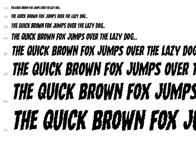 Wolf Brothers font waterfall