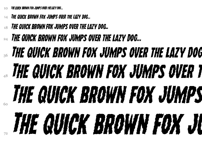 Wolf Brothers font waterfall