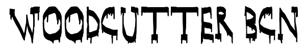 Woodcutter BCN Style font