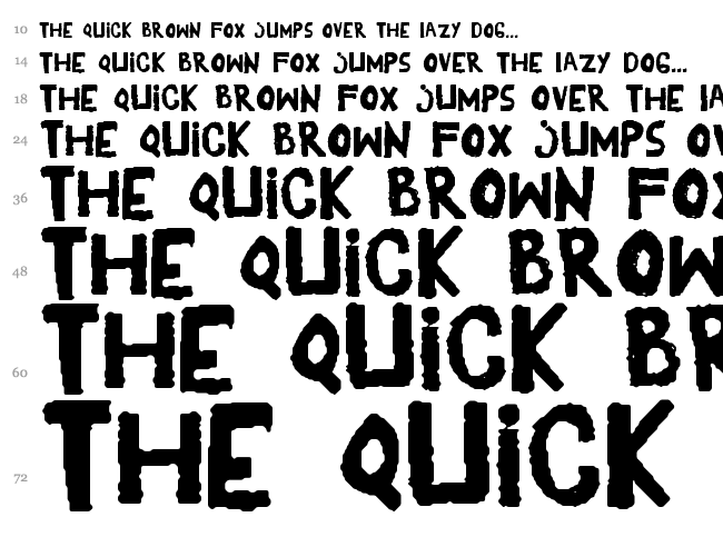 Yes! font waterfall