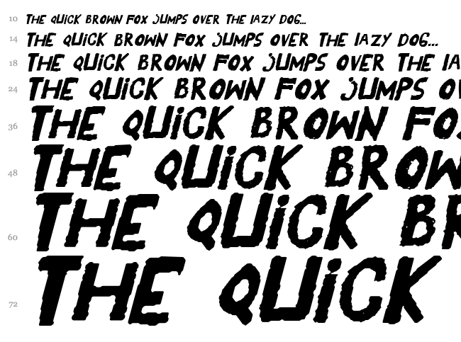 Yes! font waterfall