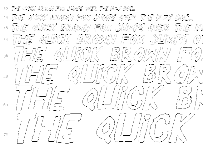 Yes! font waterfall