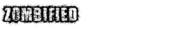 Zombified font