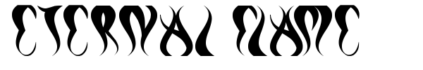 Eternal Flame font