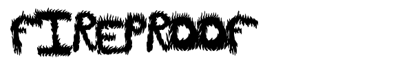 FireProof font