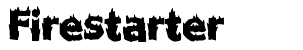 Firestarter font