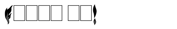 Flame on! font