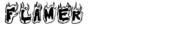 Flamer font