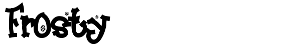 Frosty font