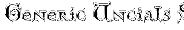 Generic Uncials SnowCapped font