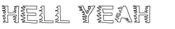 Hell Yeah font