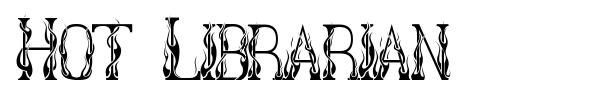 Hot Librarian font