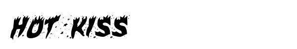 Hot Kiss font preview