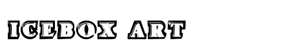 Icebox Art font preview