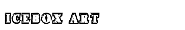 Icebox Art font preview