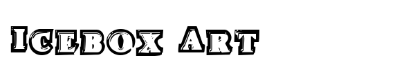Icebox Art font preview
