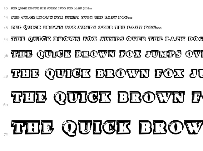 Icebox Art font waterfall