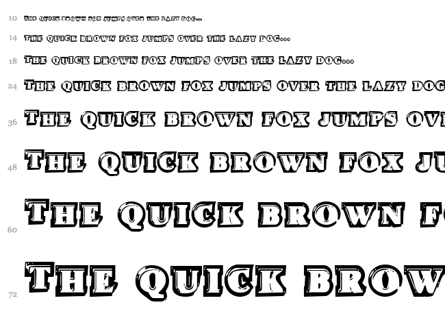 Icebox Art font waterfall