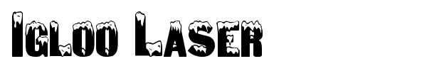 Igloo Laser font