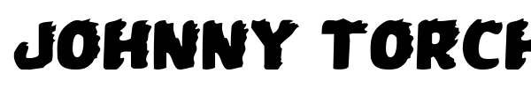 Johnny Torch font preview