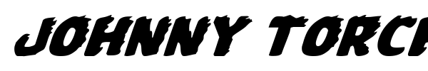 Johnny Torch font preview