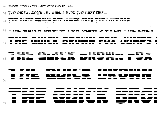 Johnny Torch font waterfall