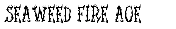 Seaweed Fire AOE font