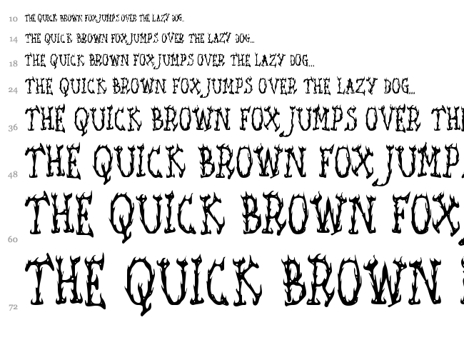 Seaweed Fire AOE font waterfall