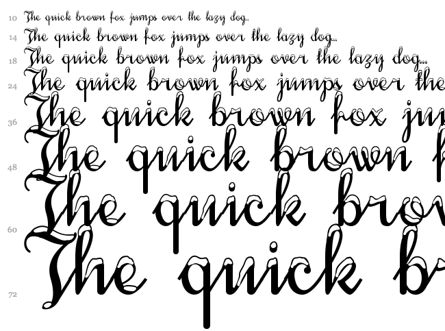 Snowhouse font waterfall