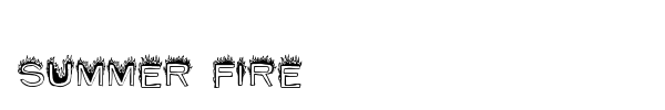 Summer Fire font