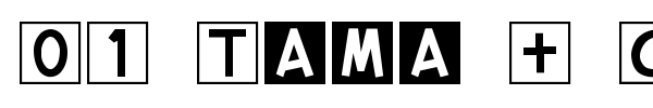 01 Tama + Cube vol.2 font