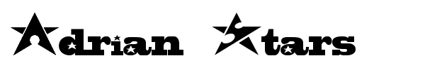 Adrian Stars font