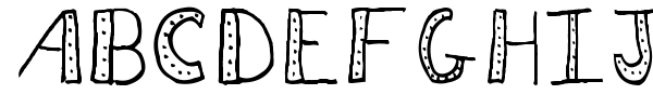 AEZ Dots font