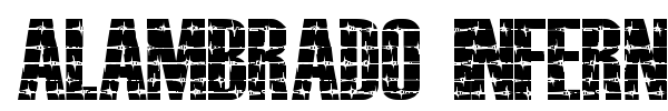 Alambrado Infernal font