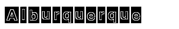 Alburquerque font