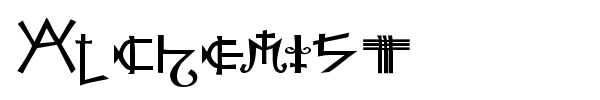 Alchemist font