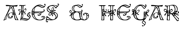 Ales & Hegar Raw font