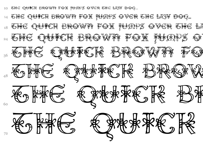 Ales & Hegar Raw font waterfall