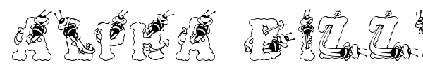 Alpha Bizzy Bee font