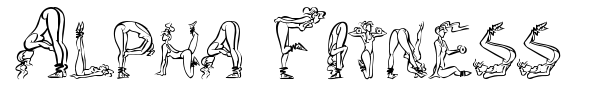 Alpha Fitness font