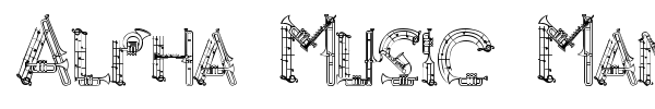 Alpha Music Man font