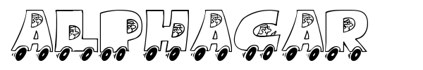 AlphaCar font