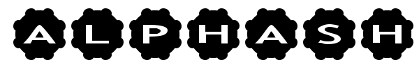 AlphaShapes gears 2 font