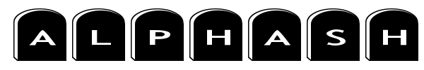 AlphaShapes gravestones 2 font