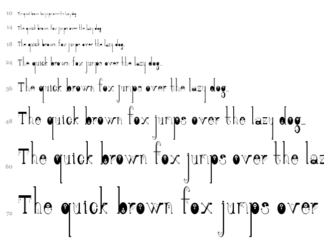 Alquimia font waterfall